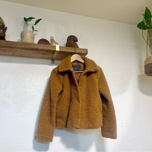Cavalini Camel/brown mustard Sherpa Jacket